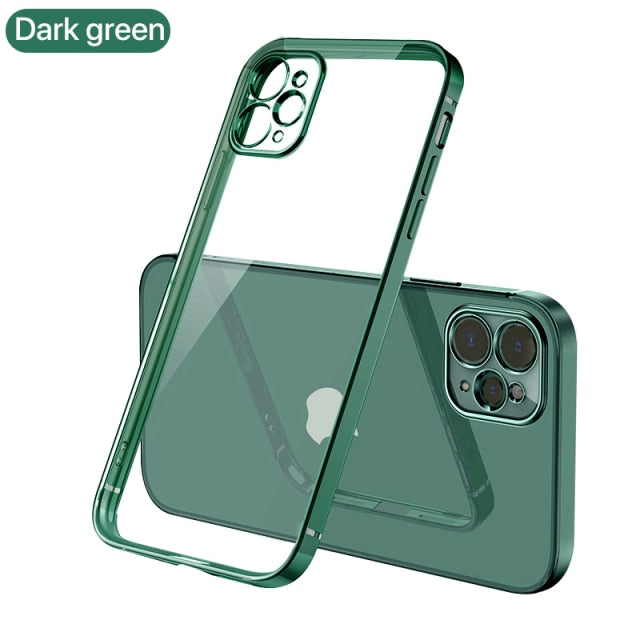 Baseus Phone Case For iPhone 13 Pro Max Transparent Plating Clear
